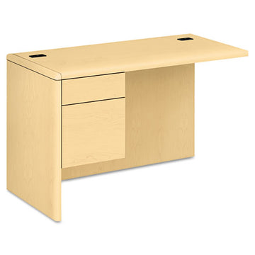 HON® 10700 "l" Workstation Return, 3-4 Height Left Pedestal, 48 X 24, Bourbon Cherry freeshipping - TVN Wholesale
